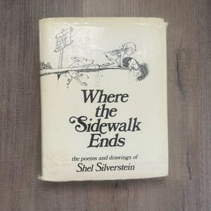 1980’s Vintage Hardback - Where the Sidewalk Ends Book by Shel Silverstein